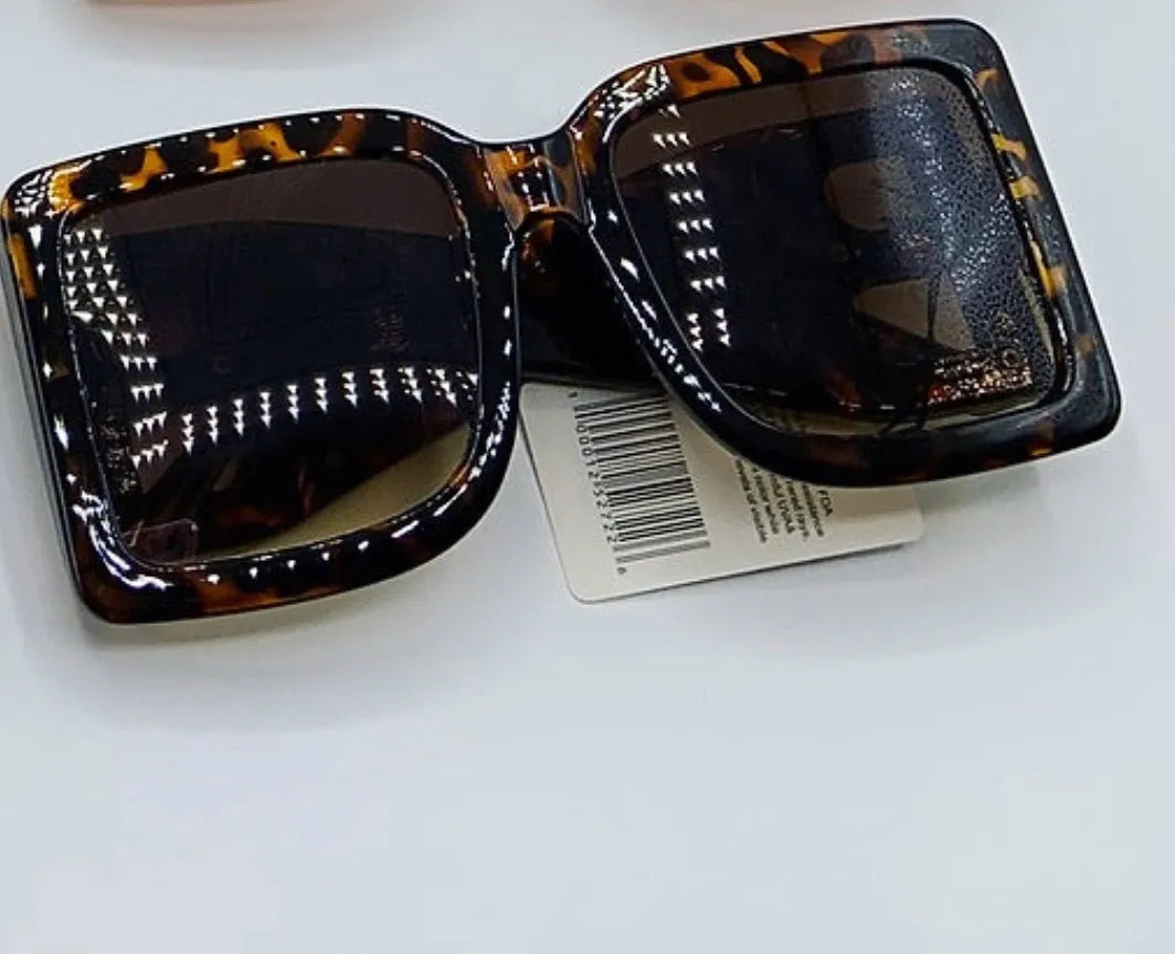 Leopard Print Sunglasses